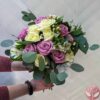 Букет невесты из роз и альстромерий